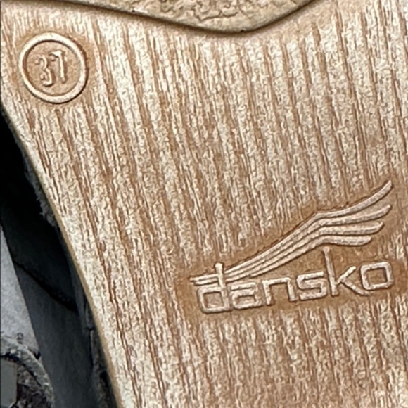 Dansko Maria Leather Ankle Boot Gray Nubuck EU 37 US 7 - Picture 6 of 6